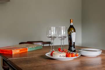 The traditional dining-room makes for a special spot to catch up on the day's adventures.
