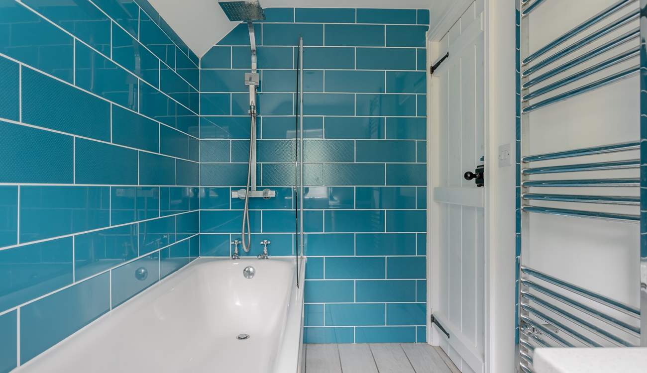 Shower off those sandy toes if you have headed to the beach.