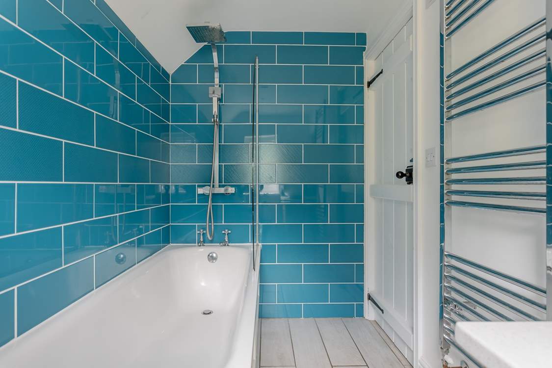 Shower off those sandy toes if you have headed to the beach.