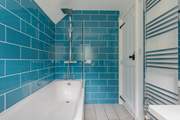 Shower off those sandy toes if you have headed to the beach.