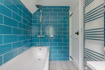 Shower off those sandy toes if you have headed to the beach.