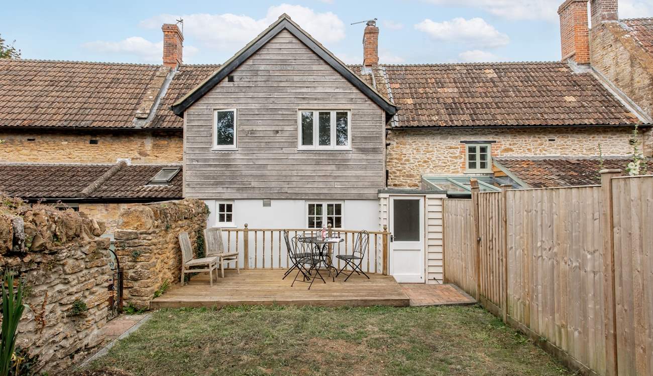 Take time to soak up the sunshine on the terrace.