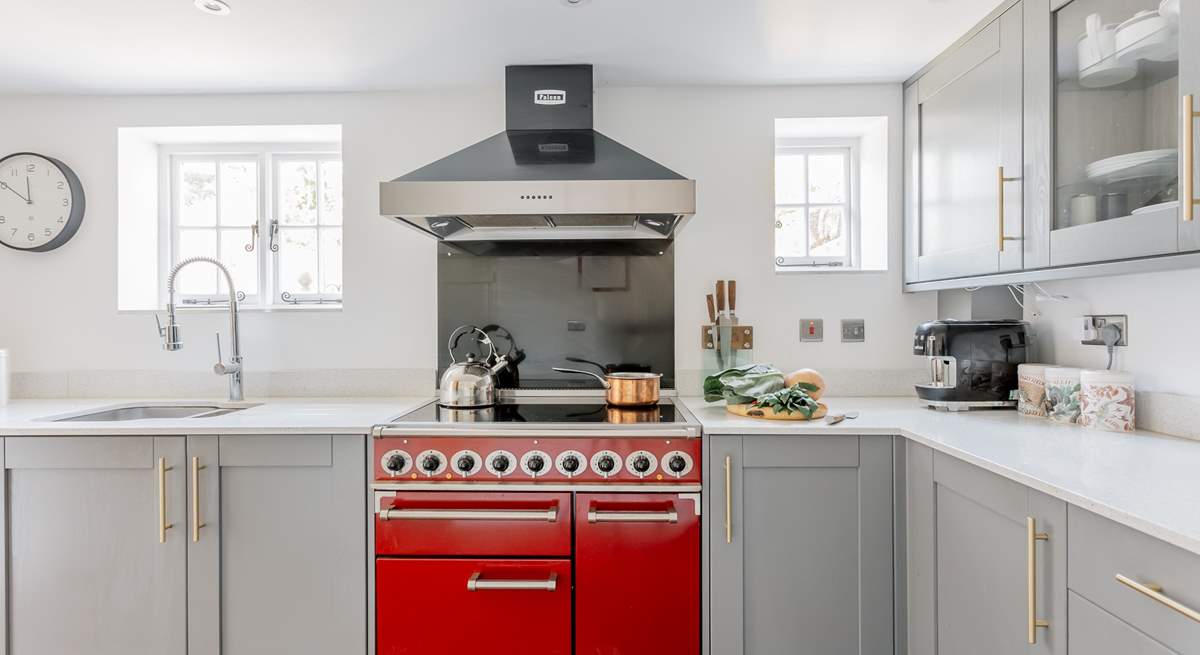 The bright kitchen is a lovely spot for cooking - what's on the menu?