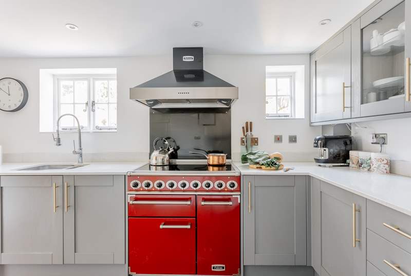 The bright kitchen is a lovely spot for cooking - what's on the menu?