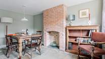 Retire to the dining-room after a day spent exploring for some supper and maybe a board game or two.