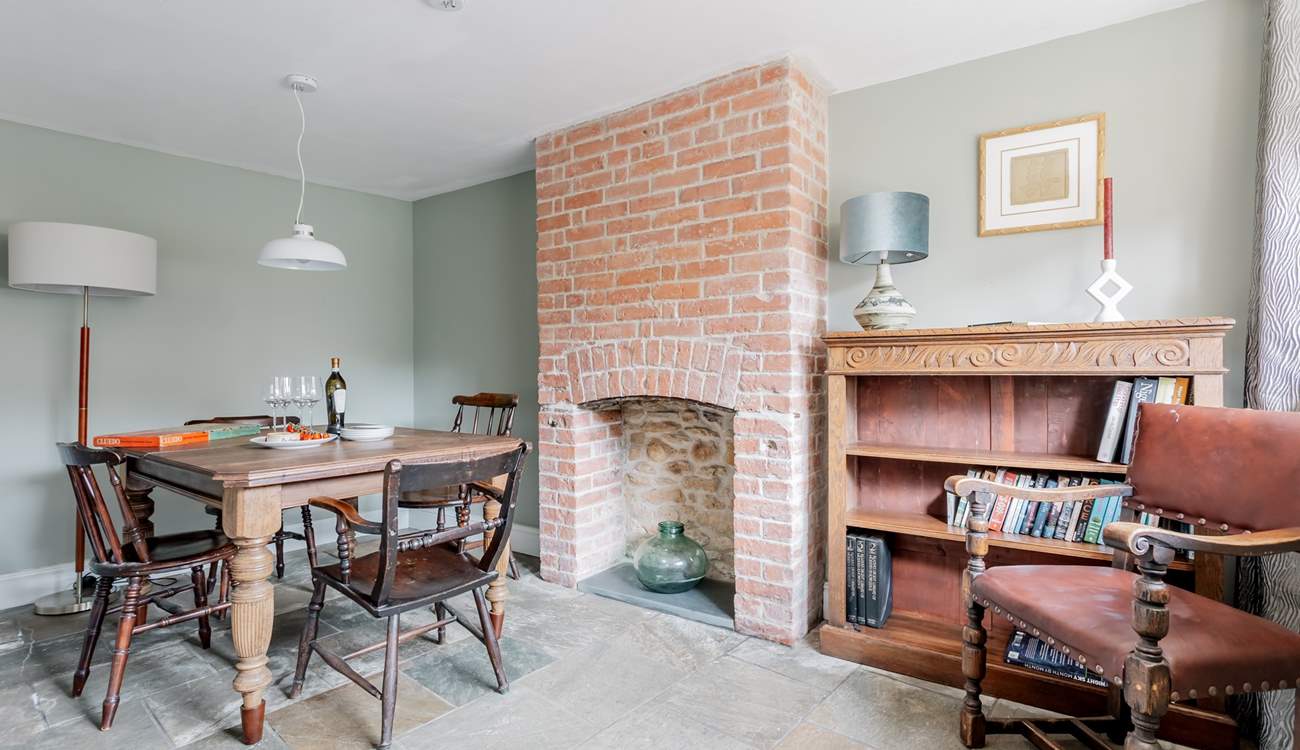 Retire to the dining-room after a day spent exploring for some supper and maybe a board game or two.