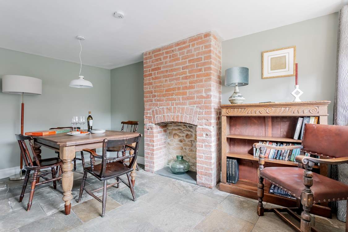 Retire to the dining-room after a day spent exploring for some supper and maybe a board game or two.