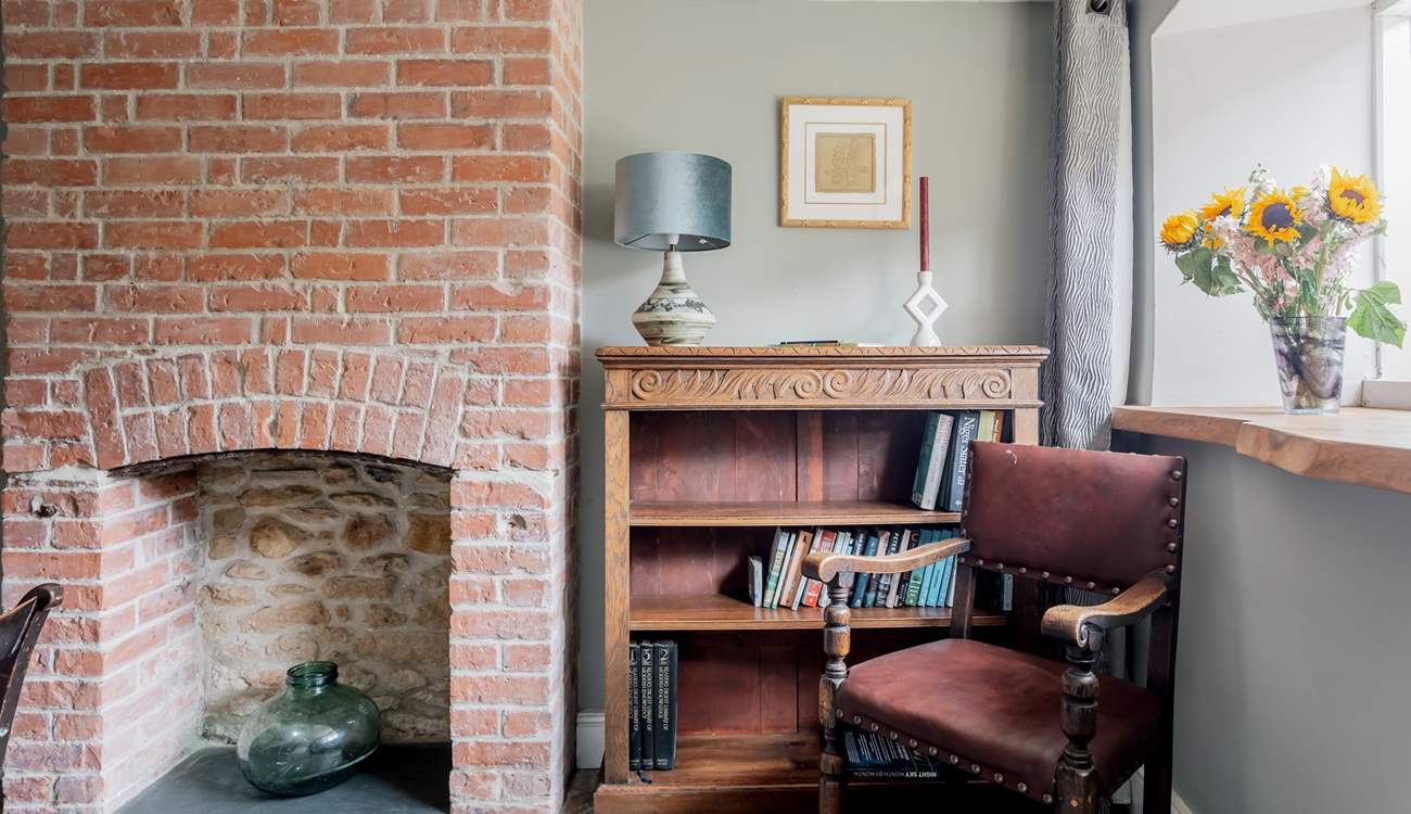 Take a chair and grab a book.