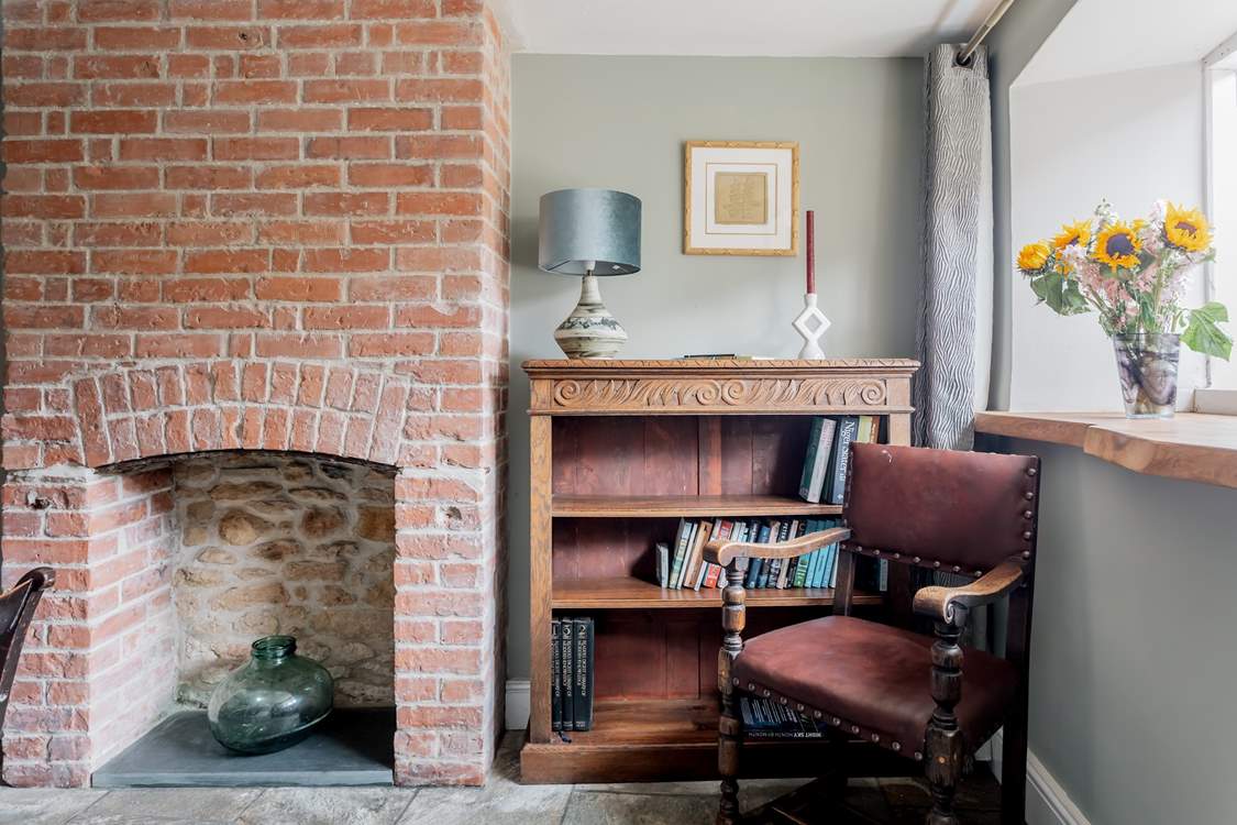 Take a chair and grab a book.
