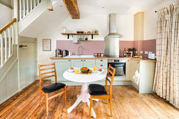 The newly refurbished kitchen area.