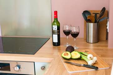 The kitchen is fully equipped and the perfect space to cook up a feast.