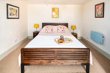 The decor is classic with a modern twist.
