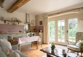 Tasteful furnishings and the perfect cosy feel