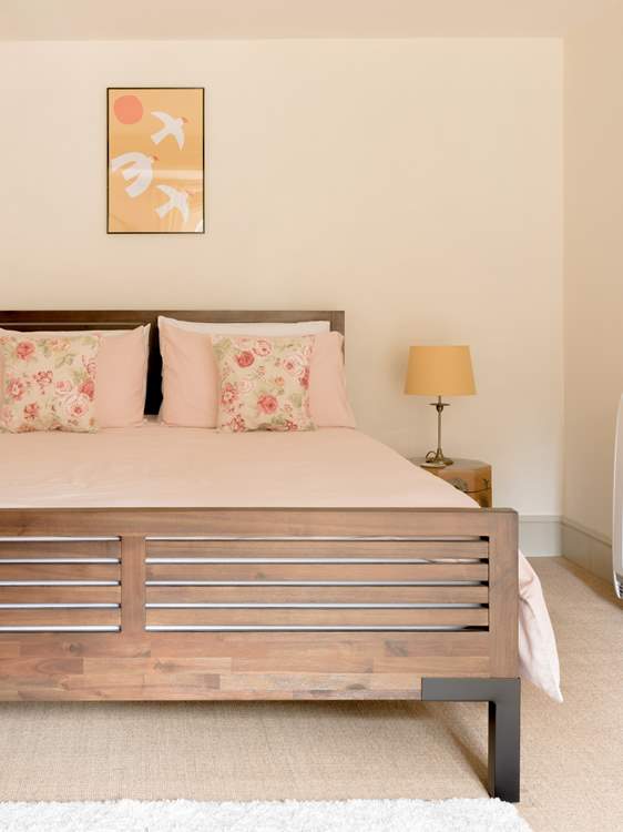 A blissful sleep ahead in the king-sized bed with super soft bedding