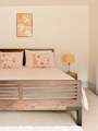 A blissful sleep ahead in the king-sized bed with super soft bedding