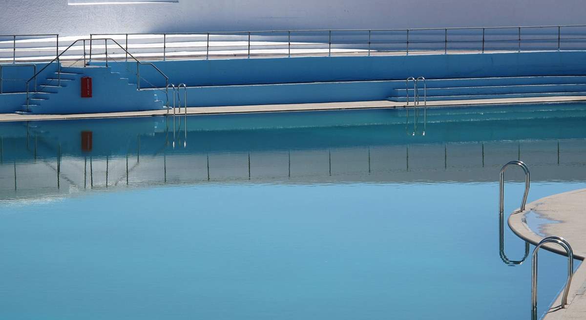 The iconic Jubilee Pool in Penzance is a fabulous Art Deco outdoor pool.