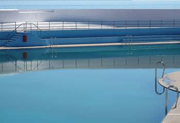 The iconic Jubilee Pool in Penzance is a fabulous Art Deco outdoor pool.