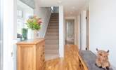 The lovely entrance hall. Stairs lead up to the open plan living area.  - Thumbnail Image