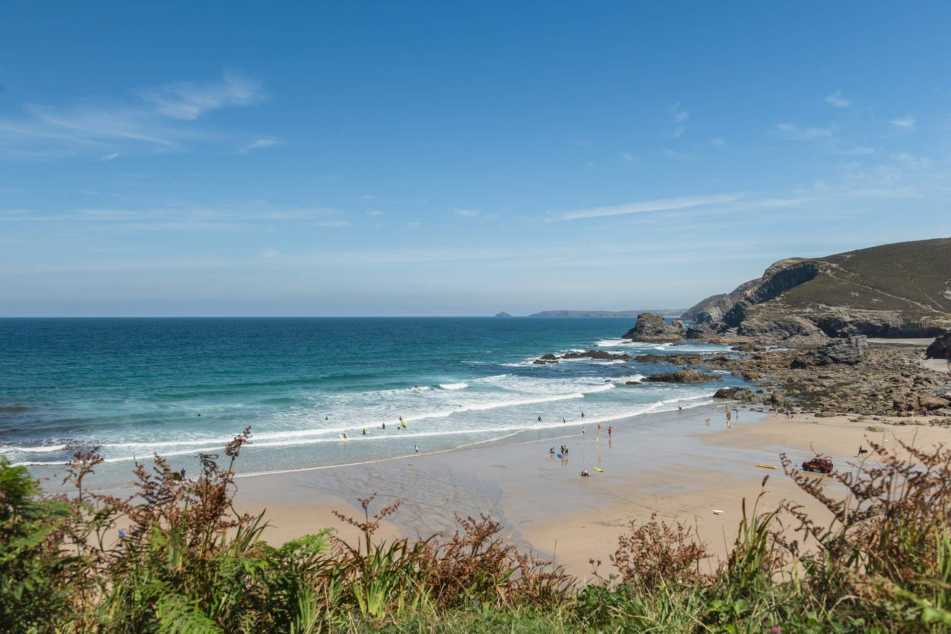 Trevaunce Cove is a fifteen minute stroll away.