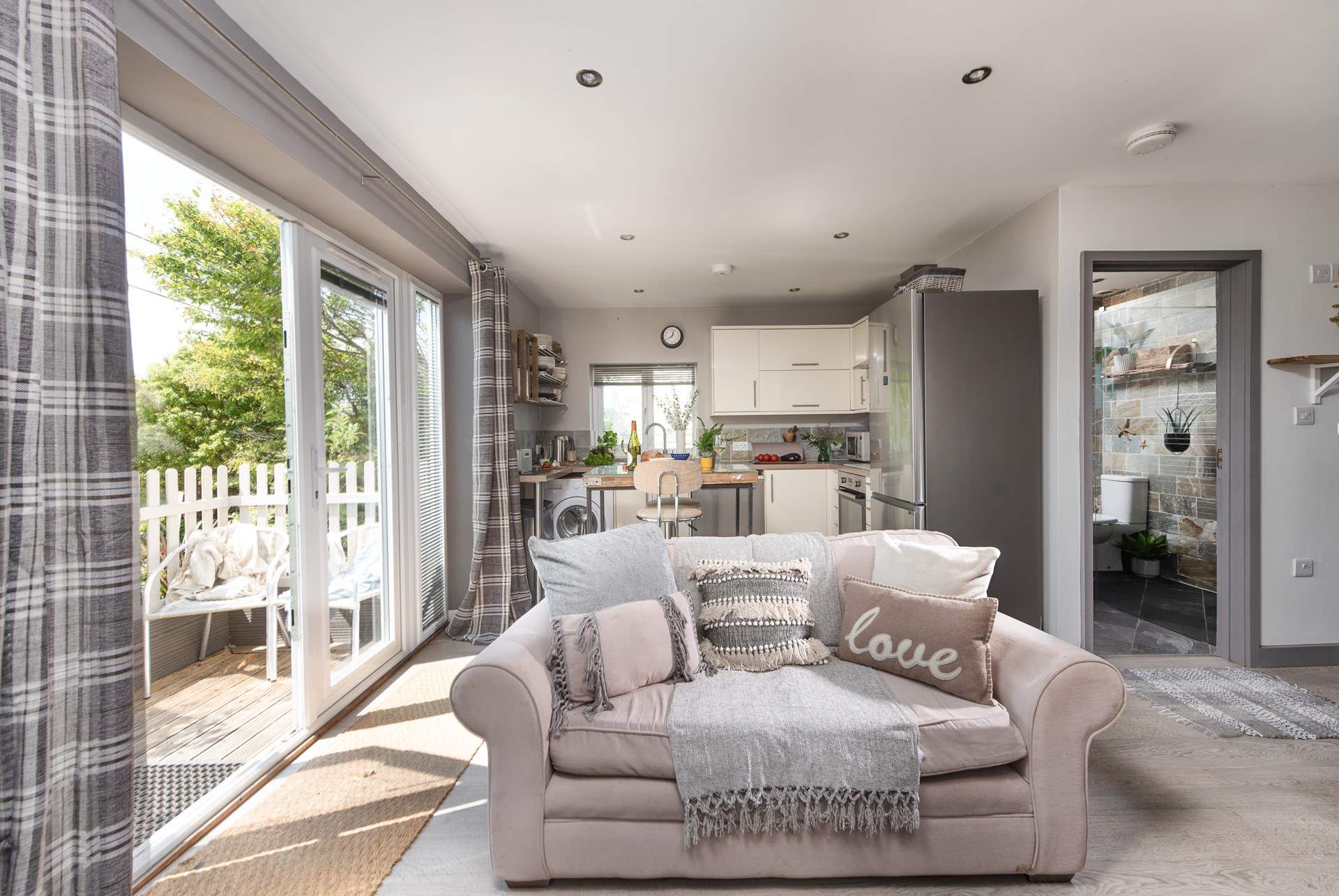 The lovely open plan living area.