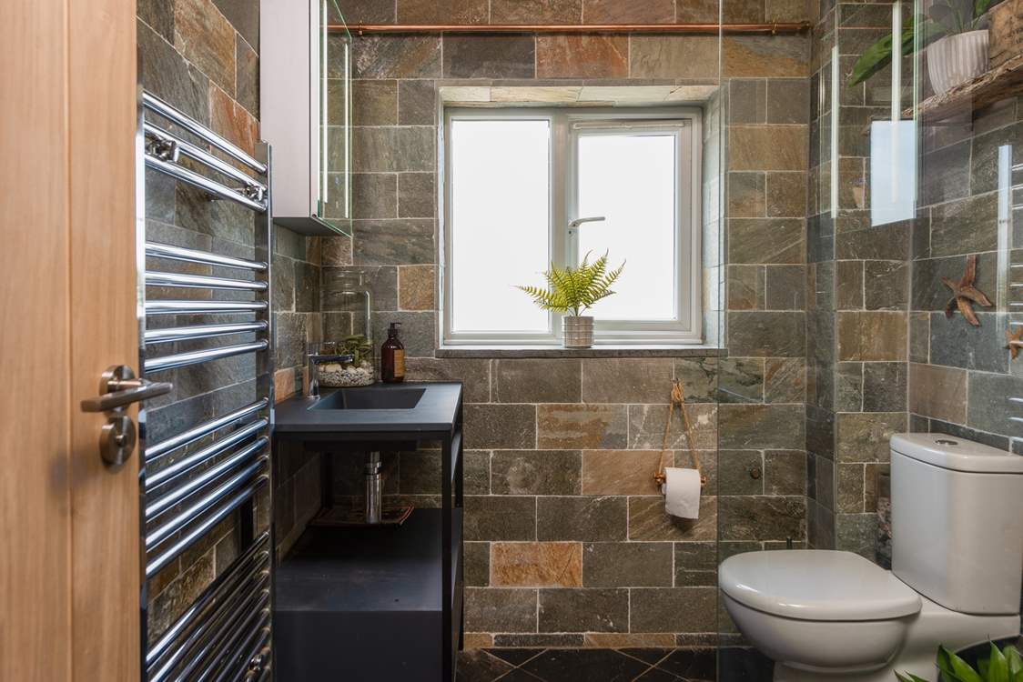 The shower-room is located on the ground floor.