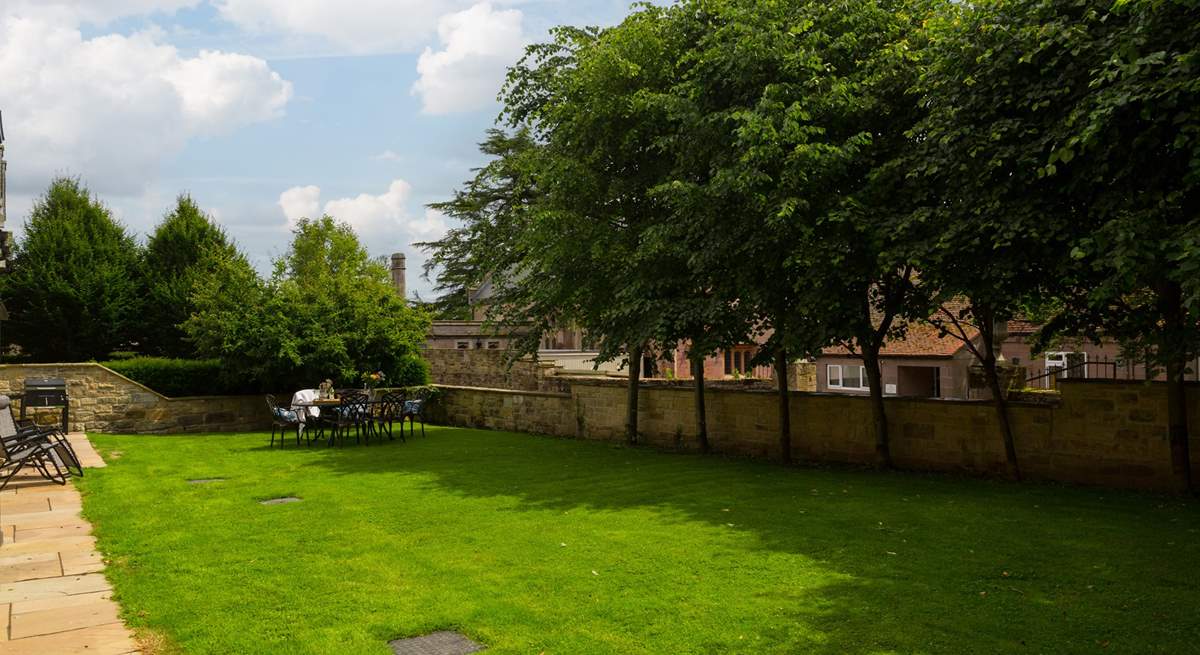 The lawn is a brilliant space to play a game or simply relax in the outdoors.