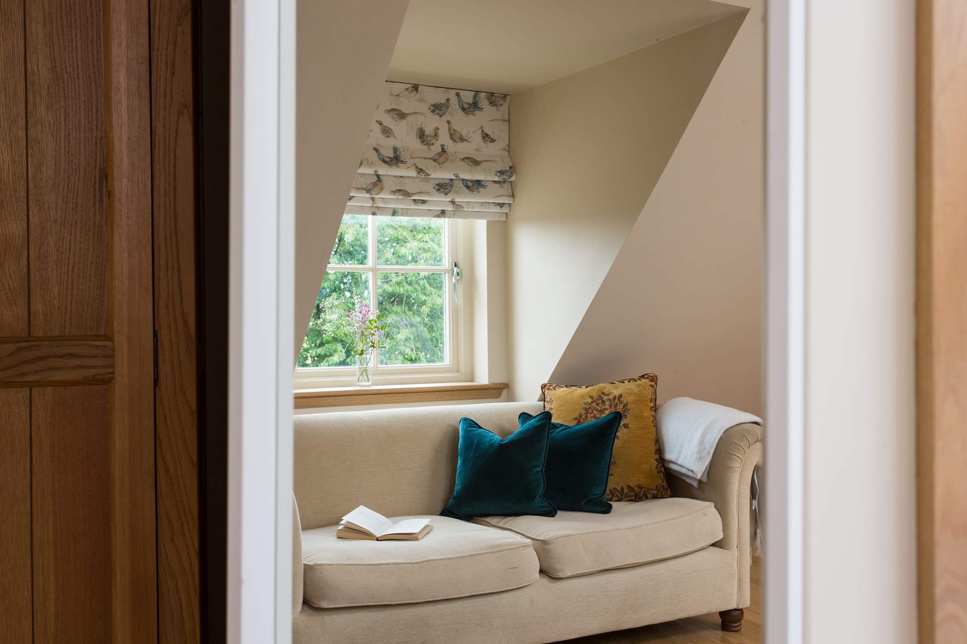 And a sofa to curl up and enjoy a good book.