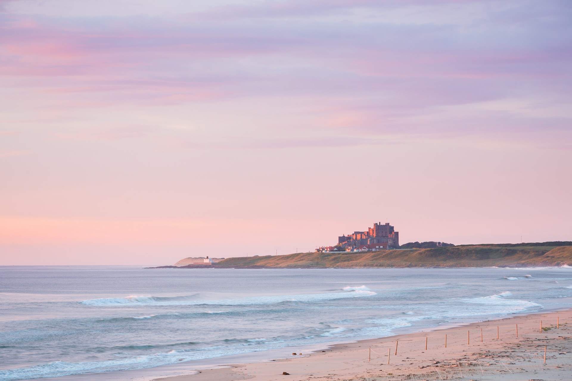 Historic Bamburgh Castle is only 7 miles away.