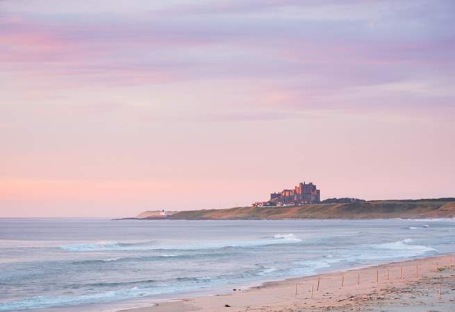 Historic Bamburgh Castle is only 7 miles away.
