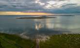 Holy Island in the morning. - Thumbnail Image