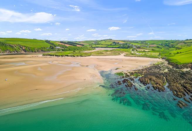 One of the magical stretches of beaches nearby. This is Bigbury and Bantham. Simply glorious.