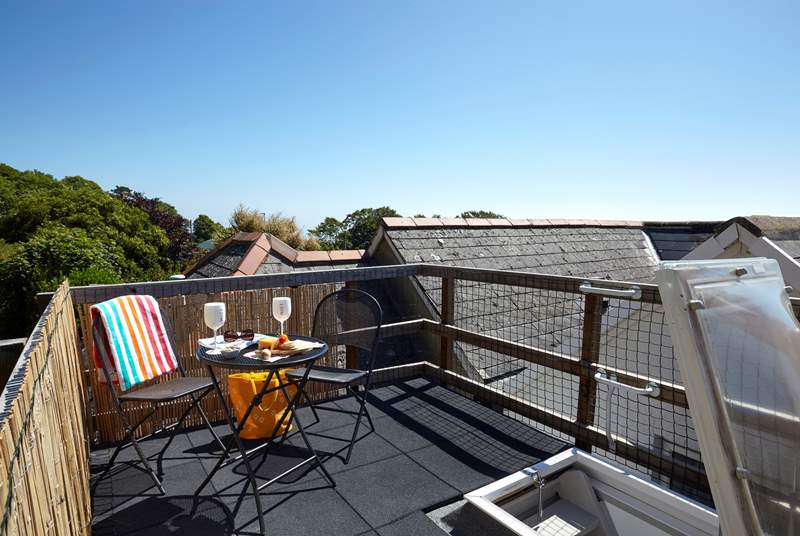 The ultimate retreat is the little roof terrace, perfect for star spotting on a clear night.