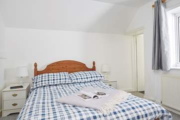 The double bedroom with en suite bathroom.