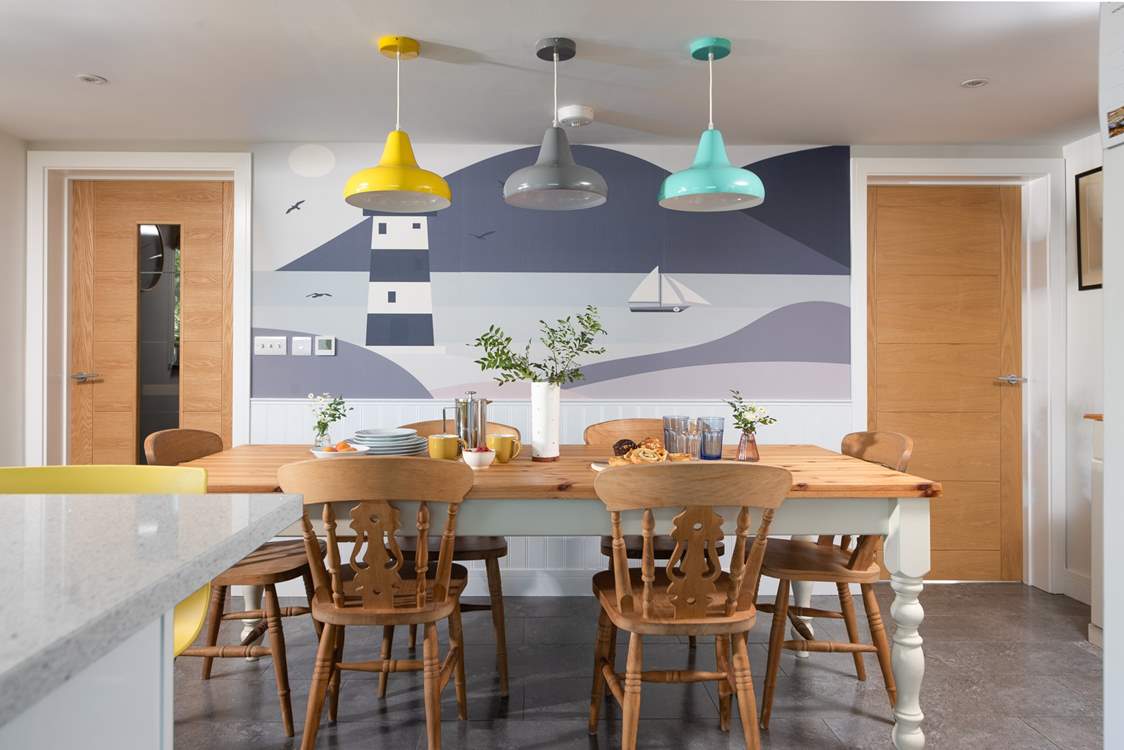 The dining-area is a real delight, you're sure to linger a little longer over your holiday meals.