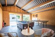 The games-room will delight young and old alike.