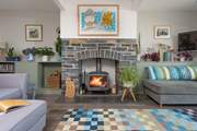 On chillier evenings fire up the wood-burner.