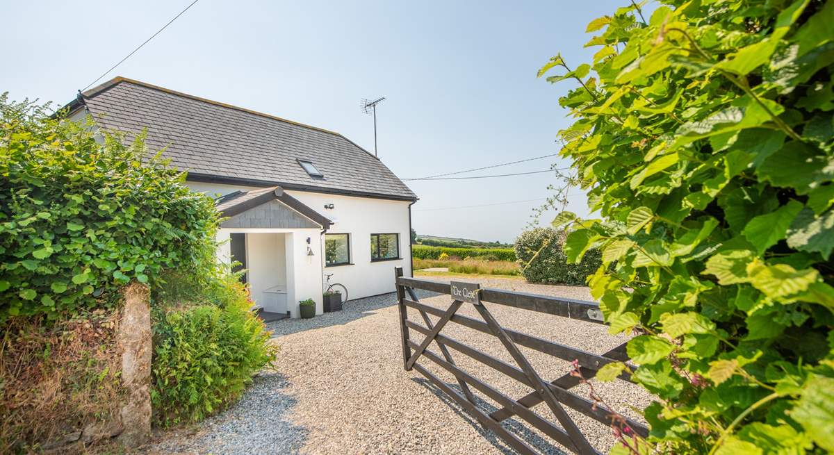 The Glebe - our countryside retreat with stunning views across the fields and meadows out to sea.