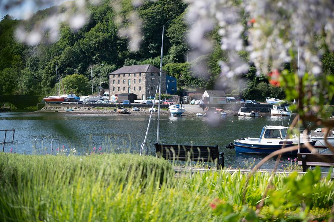 Take glorious time out watching the comings and goings on the water.