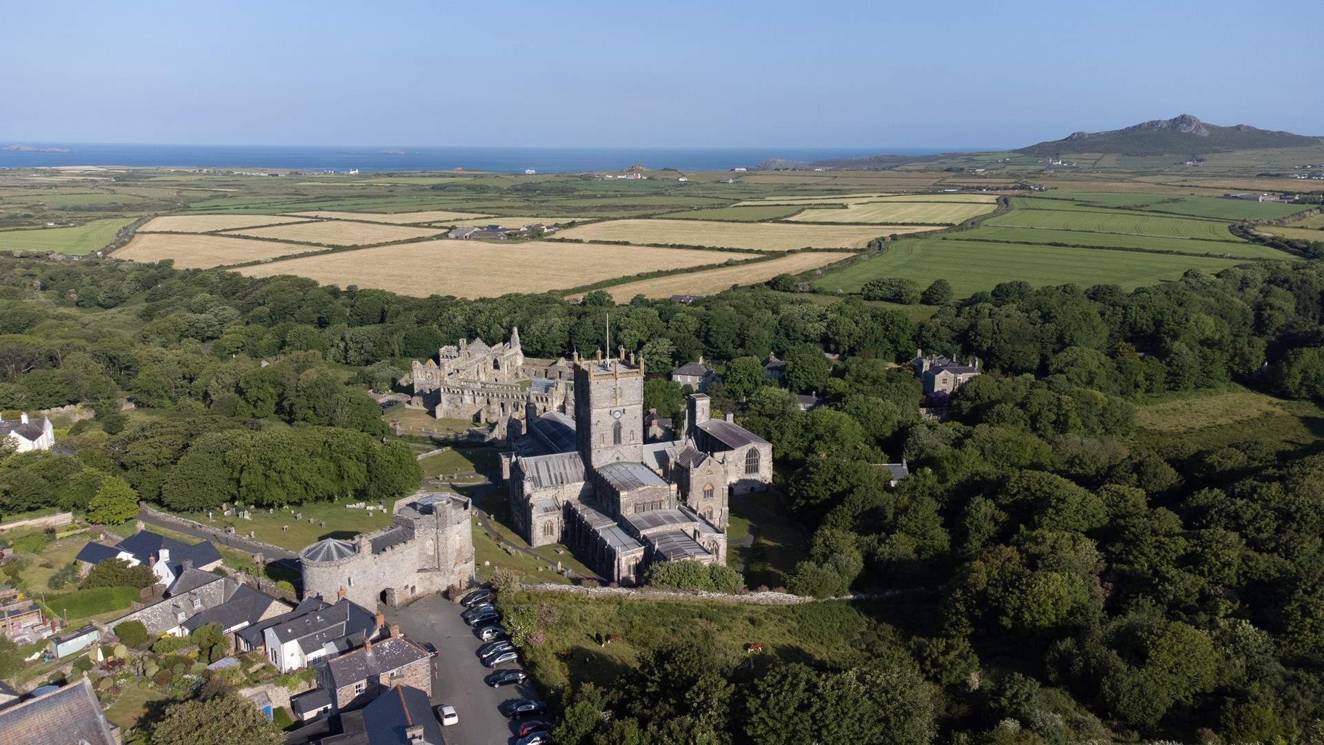 Explore the spectacular beaches of north Pembrokeshire and the magnificent St David's Cathedral.