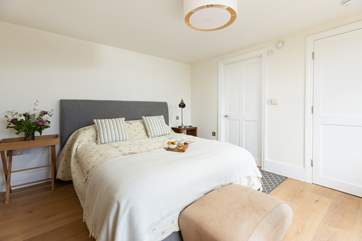 Pretty bedroom 3 has a comfy king-size bed.