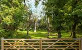 The gates to the parking area for Barn Cottage.  - Thumbnail Image