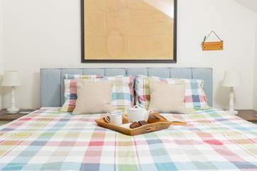 Bedroom 1 is a super-king 'zip and link' and can be made up as twins if you prefer.