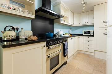 The kitchen is equipped with everything you need to whip up a holiday supper after a day exploring the area.
