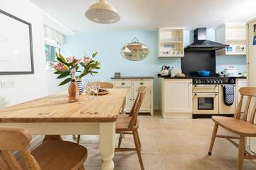 Space to cook and room to dine with family and friends.