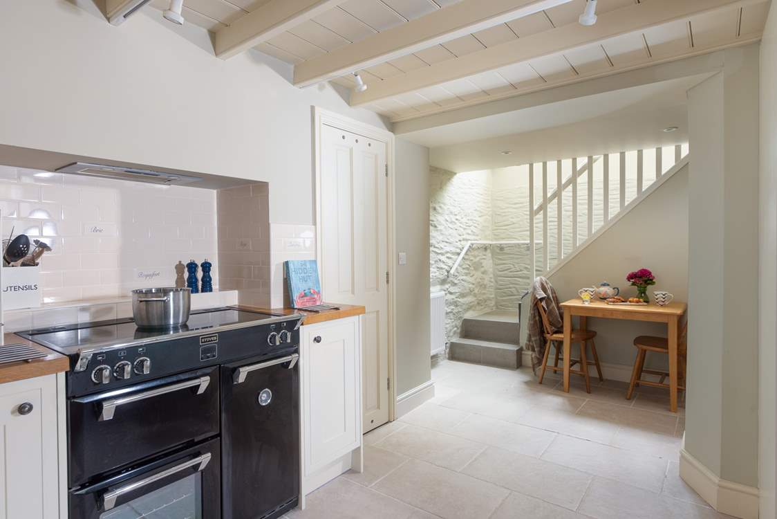 The kitchen can be found on the ground floor, a cuppa for two or an early tea for the little ones whilst dinner is prepared on the range.