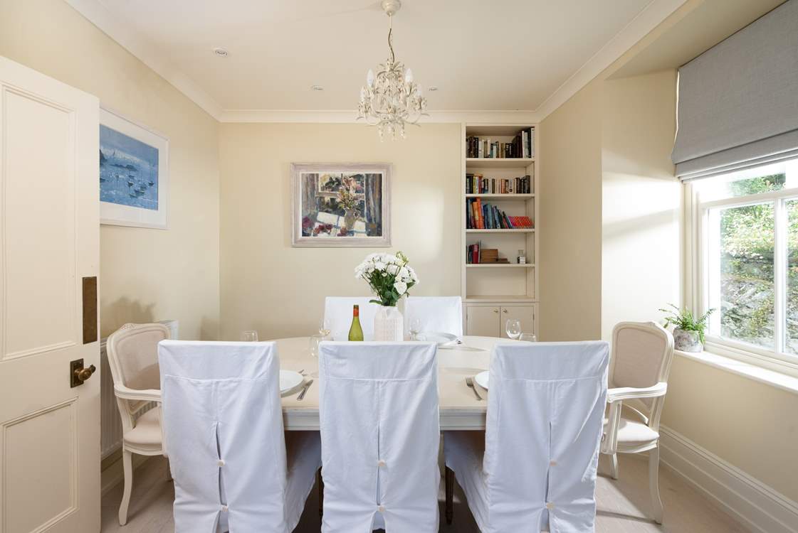 Elegant dining at Morvoren.
