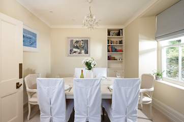 Elegant dining at Morvoren.