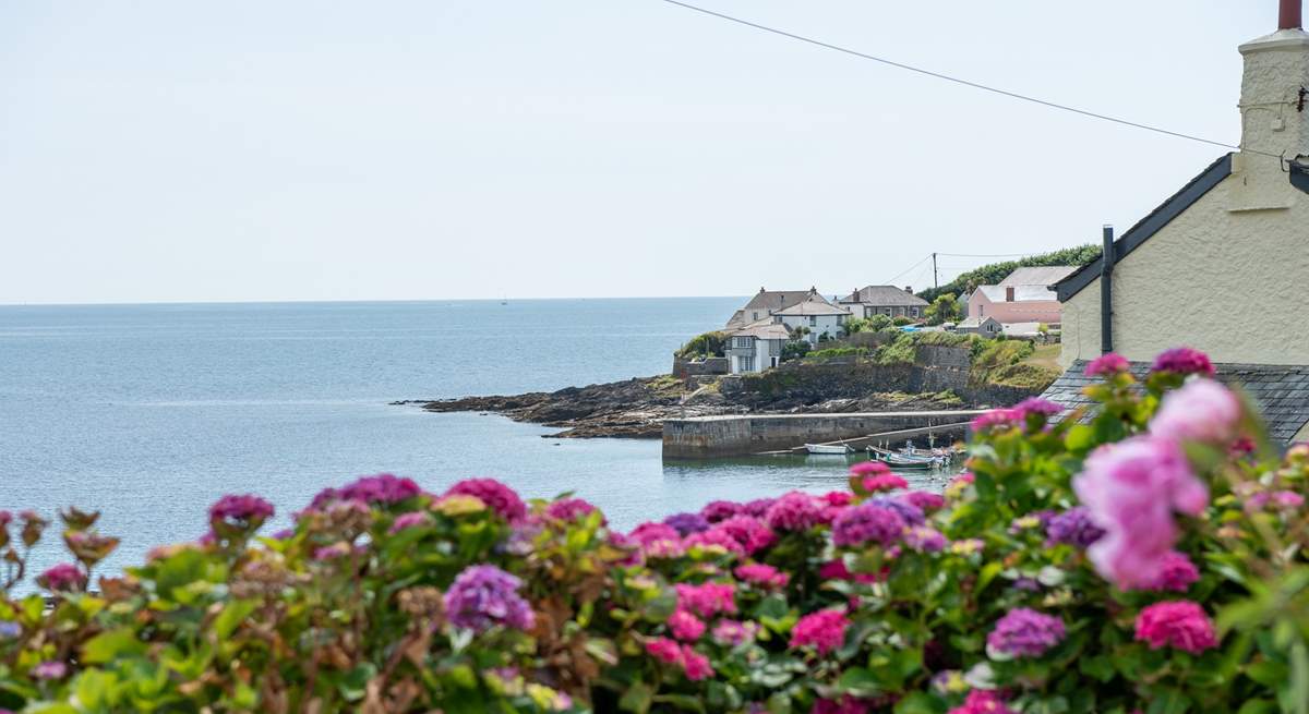 The wonderful views stretch as far the harbour.