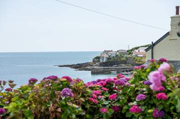 The wonderful views stretch as far the harbour.