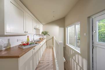 The impressive utility-room can be found on the first floor.